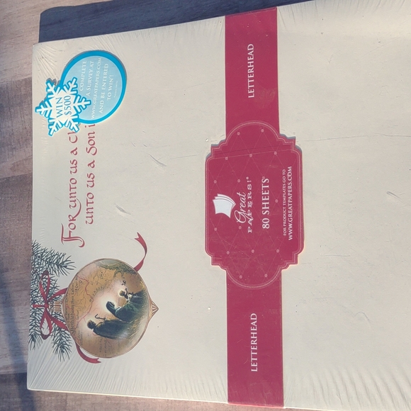 New Letterhead 80 Sheets Computer Stationary Paper 🆕 - Picture 3 of 4